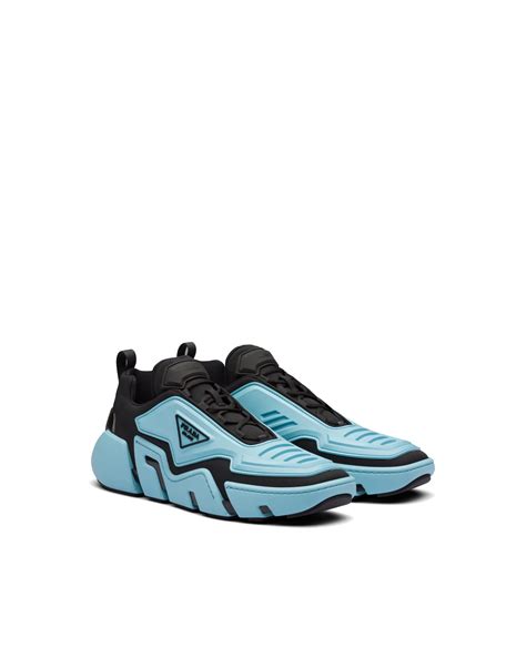 prada techno stretch sneakers on feet|Techno Stretch fabric sneakers .